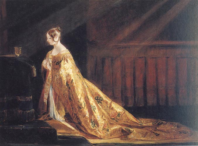 Charles Robert Leslie Queen Victoria in her Coronation Robes